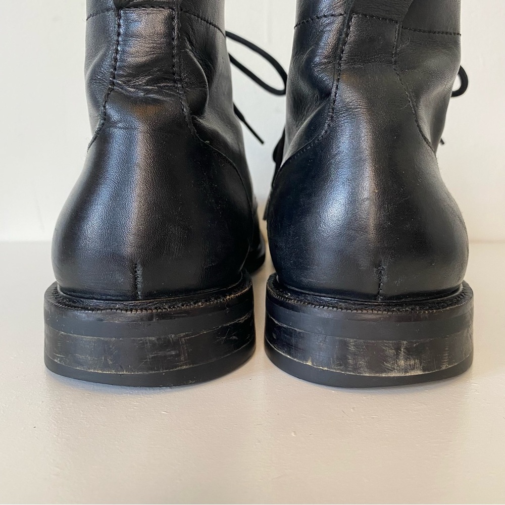 GORDON RUSH Men’s Leather Lace Up Boots Dress Shoes Black Sz 9.5 - Picture 7 of 11